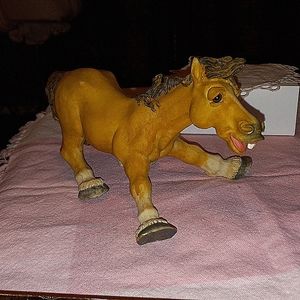 Whimsical horse figurine